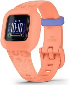Розумний годинник Garmin Vivofit jr. 3 Peach Leopard (0100244104)