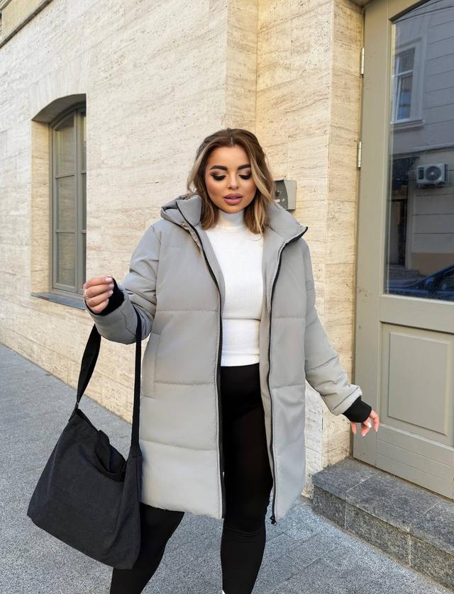 пуховик зимовий