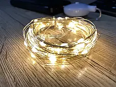 Гірлянда дріт музичний USB теплий білий 10 м SF-3, фото 6