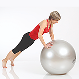 М'яч гімнастичний Powerball ABS із системою антирозрив діаметр 75 см сріблястий TOGU Німеччина, фото 7