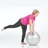 М'яч гімнастичний Powerball ABS із системою антирозрив діаметр 75 см сріблястий TOGU Німеччина, фото 6