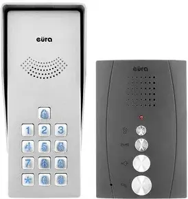 Відеодомофон Eura Domofon Entra Adp-38A3 Графітовий (A31A239)