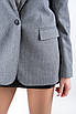Піджак жіночий прямий сірий 41357 (2000000140896), фото 2