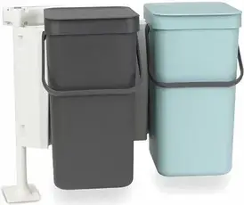 Сміттєва урна Brabantia Sort & Go 24L (12+12) для сортування 109980