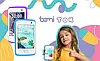 Іграшка Bemi Tok Telefon Dla Dzieci Gsm 8Gb 19 Gier 2 Aparaty Audio Budzik Pink, фото 9