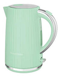 Електрочайник Russell Hobbs Eden, 1.7л, нержавіюча сталь, пластик, фісташковий, 27364-70