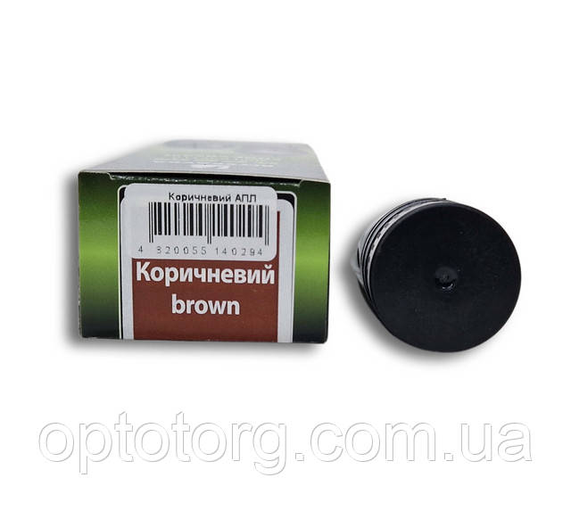 Крем коричневий для гладкої шкіри з губкою Блискавка 75мл optotorg.com.ua Крем коричневий для гладкої шкіри з губкою Блискавка 75мл