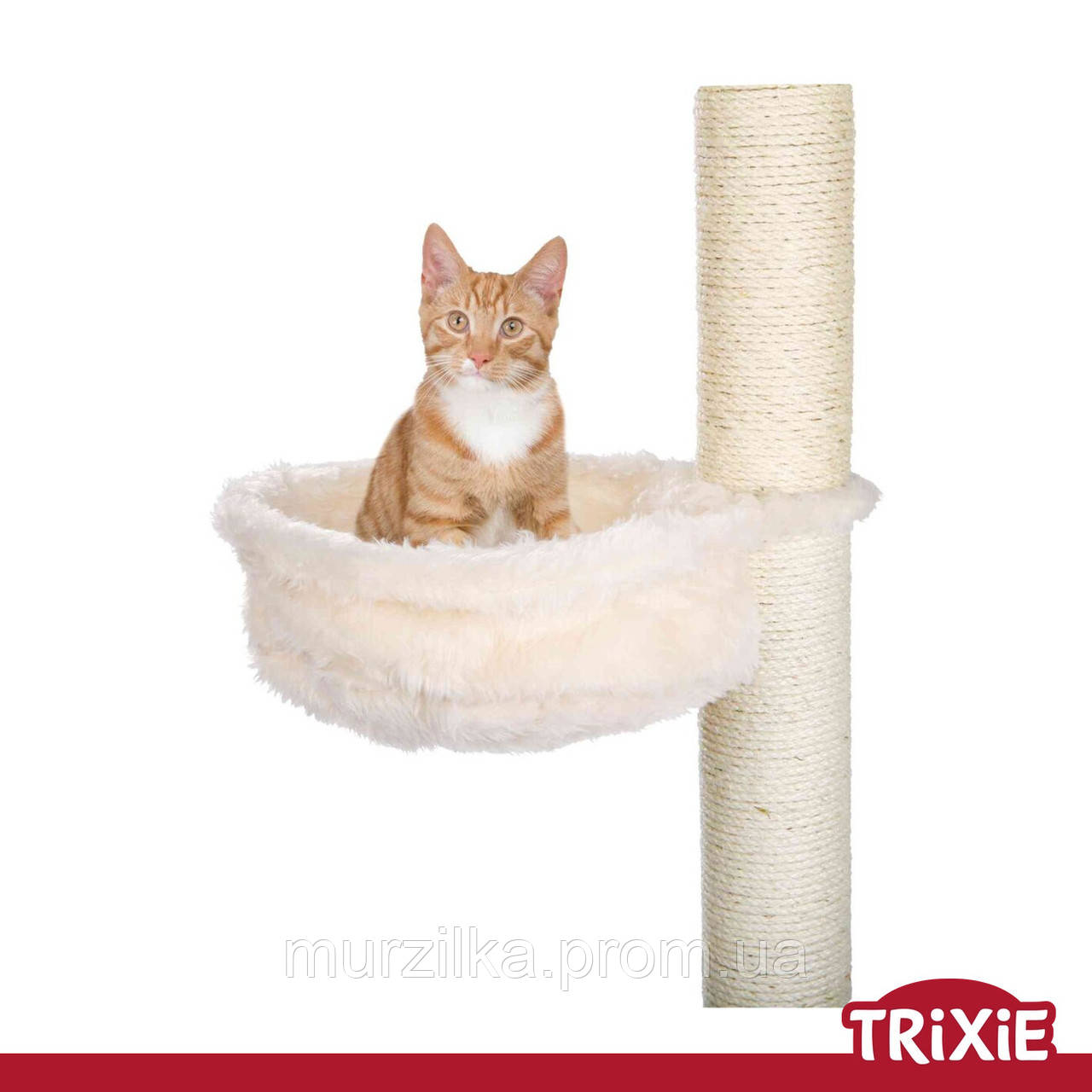 Гамак плюшевый для домика и дряпалки на Trixie 43921 металлическом ...