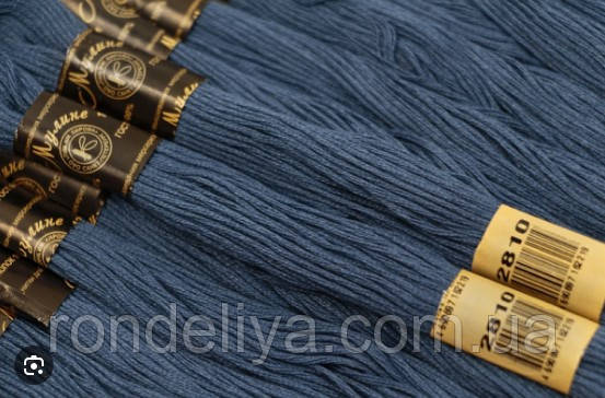 Муліне ''ПНК ім Кірова'' 20 метрів ,2810 синій колір, фото 1