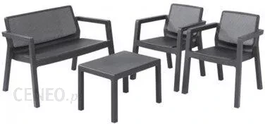 Комплект садових меблів Keter Emily Patio Set 246589 Graphite