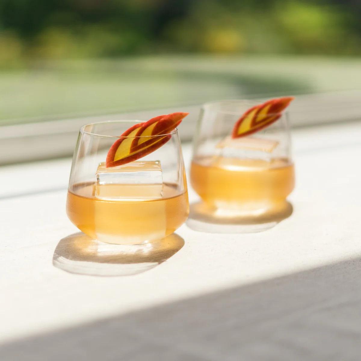 Набір склянок для віскі 4шт Mirage 385мл Nude Glass