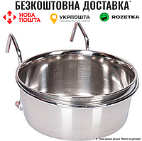 Кормушка навесная с крючками Flamingo Feeder With Hook для хомяков, морских свинок, крыс, попугаев 0.29л