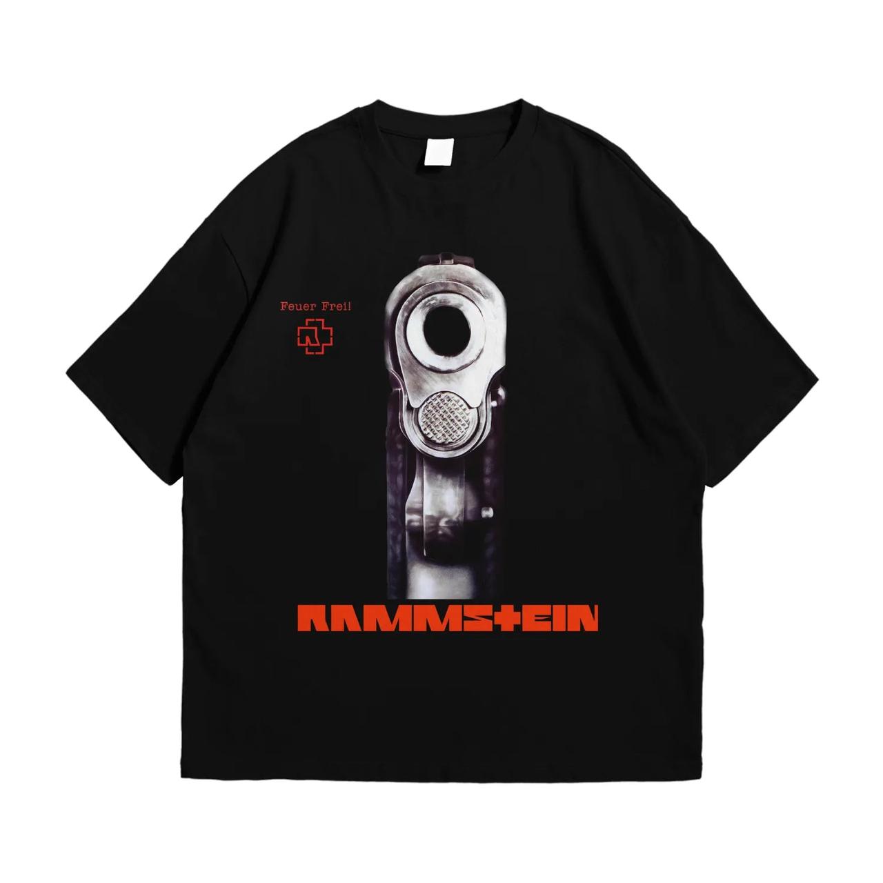 Футболка з принтом Rammstein Feuer frei! XXL Чорний, фото 1