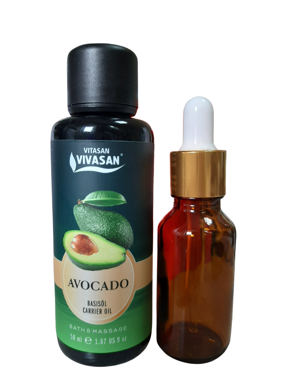 Натуральна базова олія Авокадо 50мл Вівасан Швейцарія Vivasan Avocado oil Switzerland