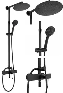 Душовий гарнітур REA ALDI Чорний (REA-P8800)