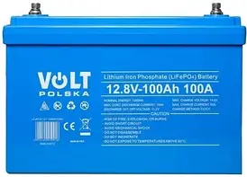 Акумулятор Volt LiFePO4 12V 100Ah 100A + BMS + Bluetooth