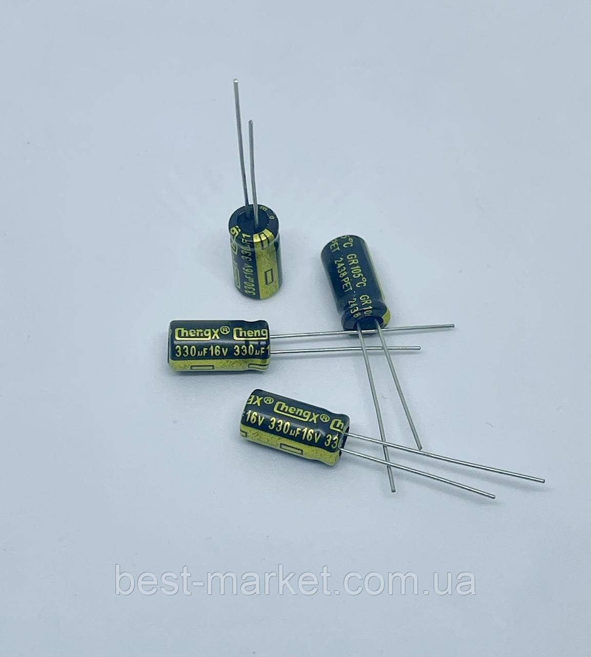 Конденсатор електролітичний Chengx 330u * 16V Low ESR