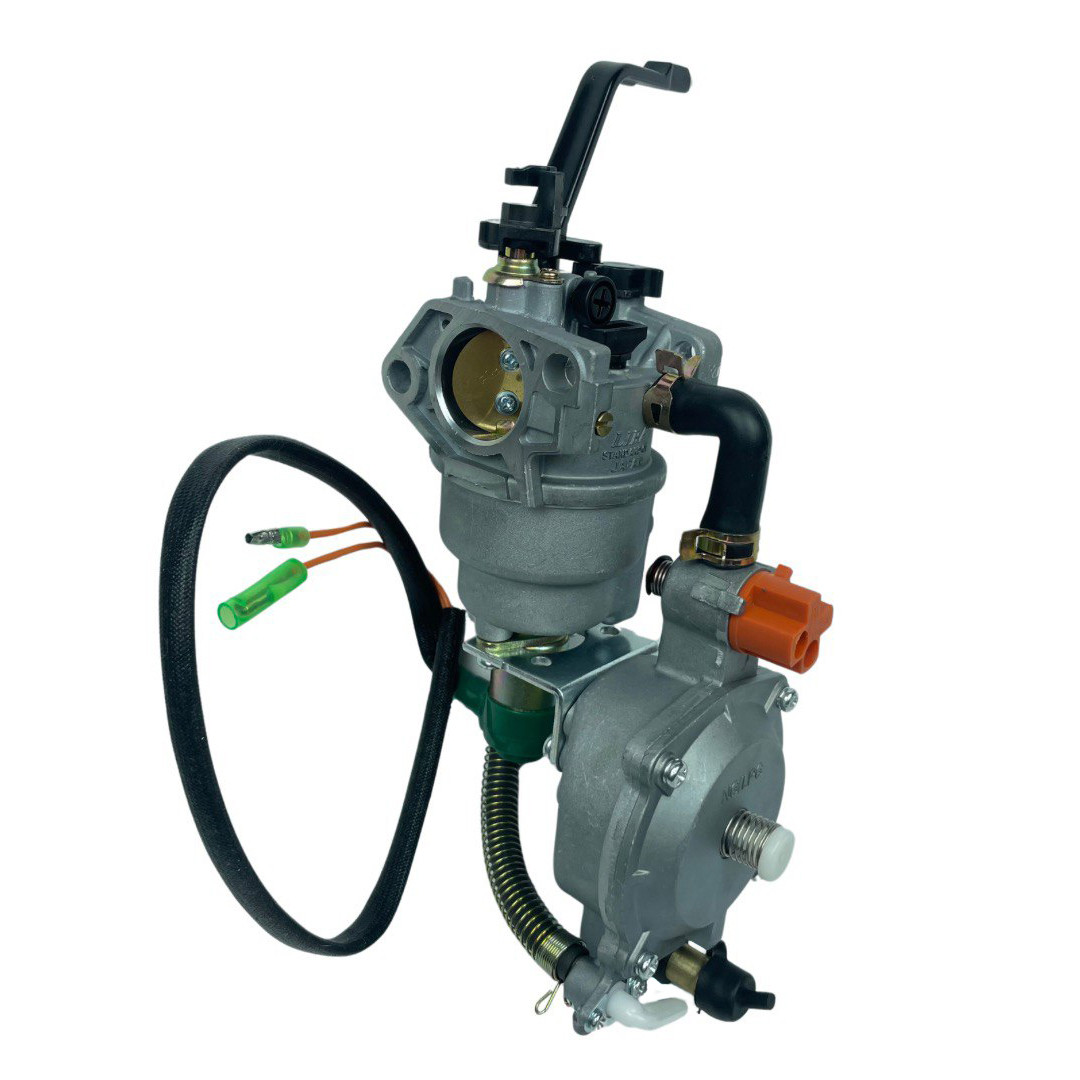Газовий карбюратор для генератора / мотоблока, 188F/190F 5.0-7.0кВт з редуктором та електроклапаном
