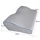 Ортопедична подушка для сну з ефектом пам'яті Memory Foam Бамбук 60x35x11/8 см Подушка ортопедична з пам'яттю, фото 3
