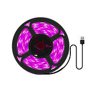 Світлодіодна ФітоСтрічка для Кімнатних Рослин GreenHouse 5V USB 3 Метра