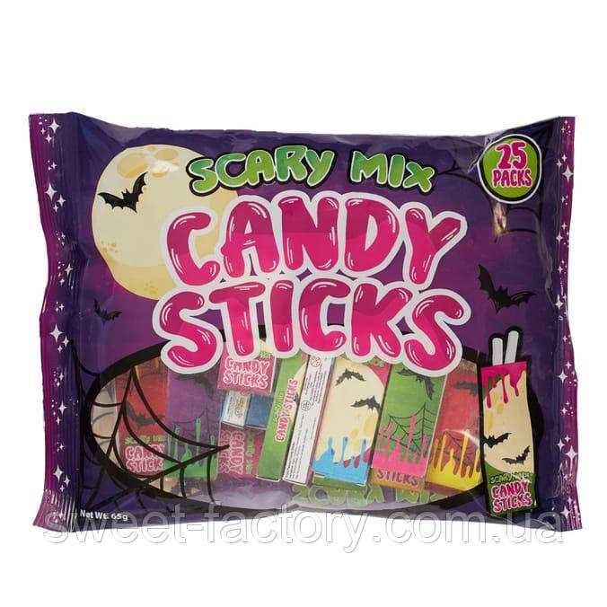 Цукерки Turner's Scary Mix Candy Sticks 25s 65g