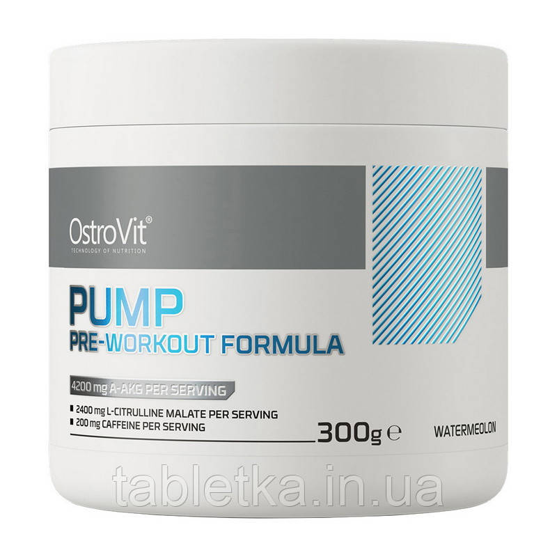 PUMP Pre-Workout Formula (300 g, lemon)