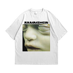 Футболка з принтом Rammstein Mutter M Білий