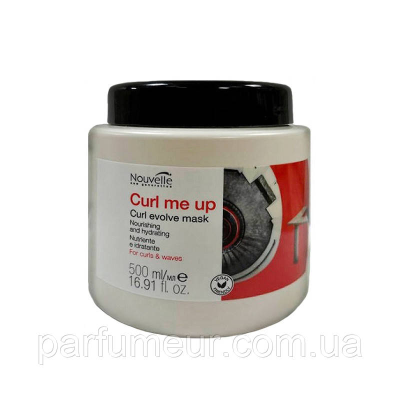 Nouvelle Curl Me Up Curl Evolve Mask Зволожувальна маска для кучерявого волосся 500 мл, фото 1