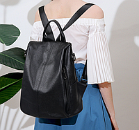 Женская сумка рюкзак трансформер кожаная SSH