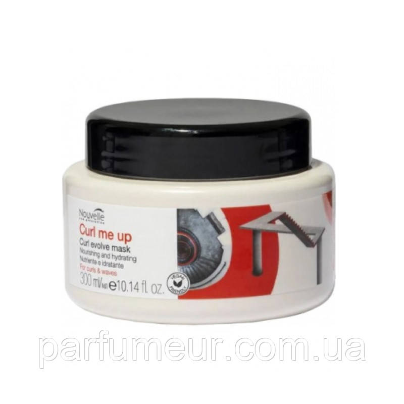 Nouvelle Curl Me Up Curl Evolve Mask Зволожувальна маска для кучерявого волосся 300 мл, фото 1