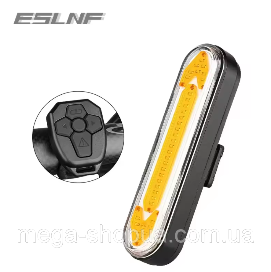 Бездротова задня велофара із вказівниками поворотів, велоліхтар для велосипеда EF909