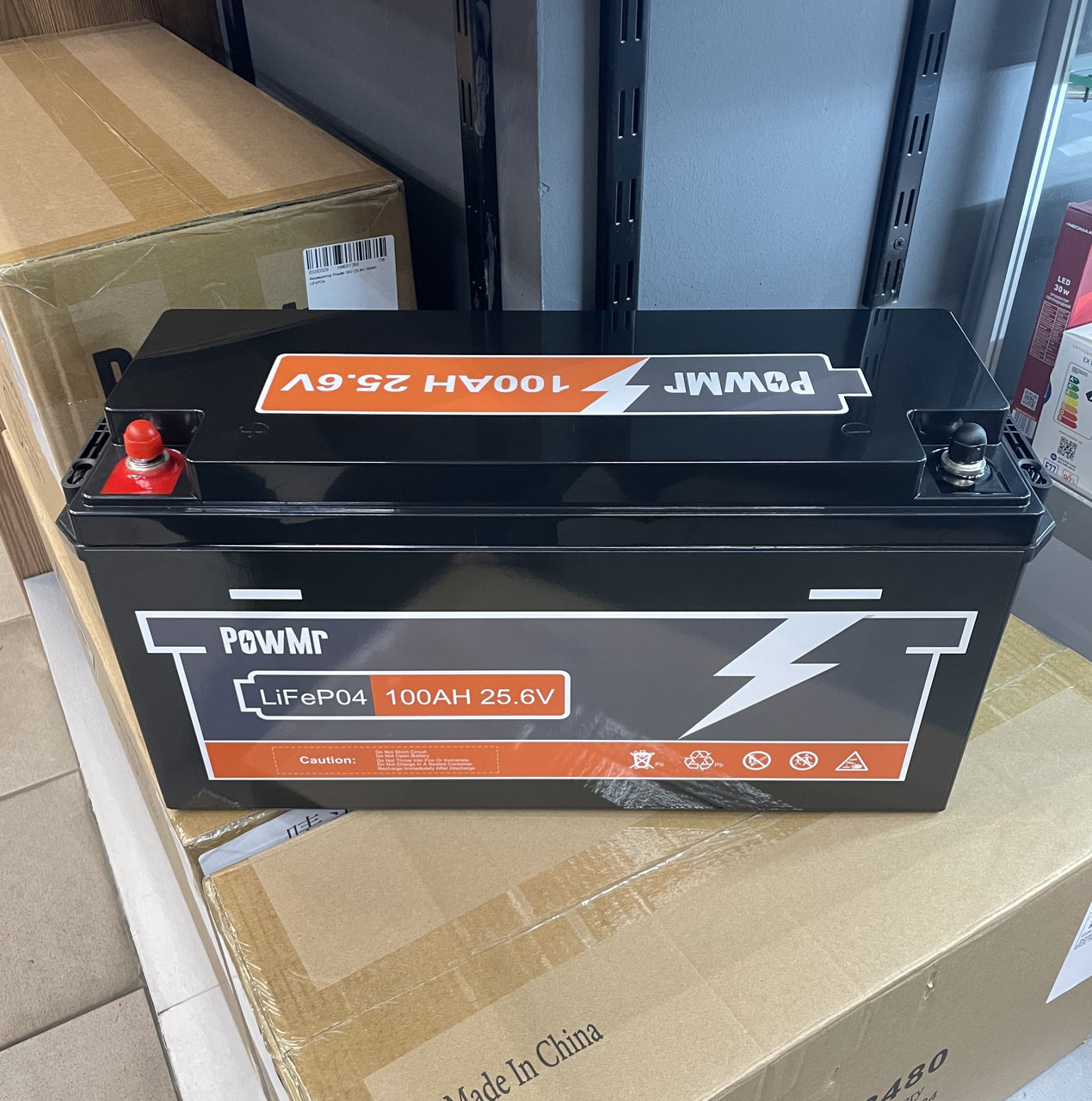 Акумулятор PowMr 24V (25,6v) 100AH (2,56kWh) LiFePO4, фото 1