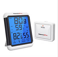 Термогігрометр з бездротовим датчиком ThermoPro TP65C (-20.+70 °C; 10-99%; ±1°C; ±2%)