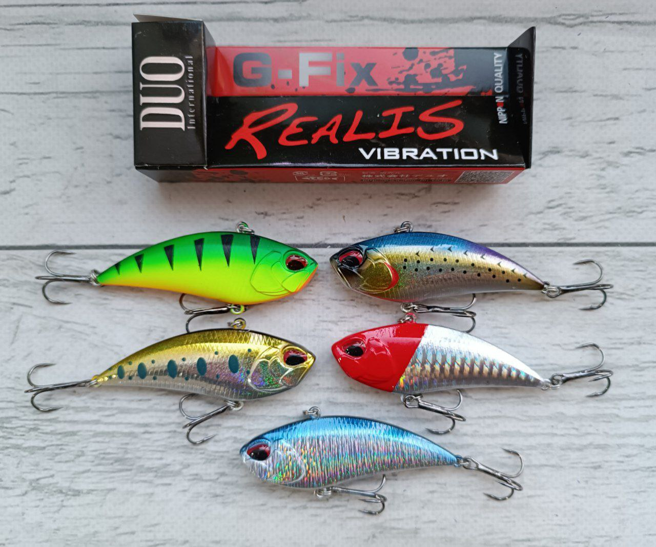 Воблер Ратлін Realis Vibration G-Fix 70 mm 5шт Набір