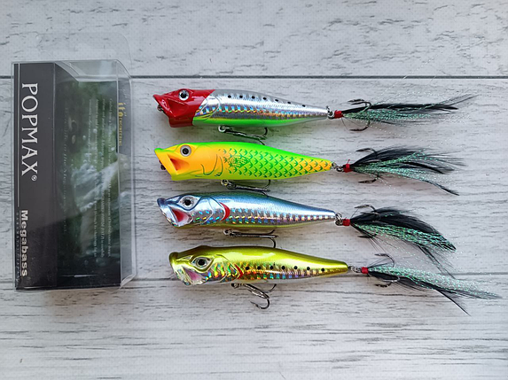 Поппер Воблер Columbia POP MAX 90мм 13гр Набір 4шт, фото 1