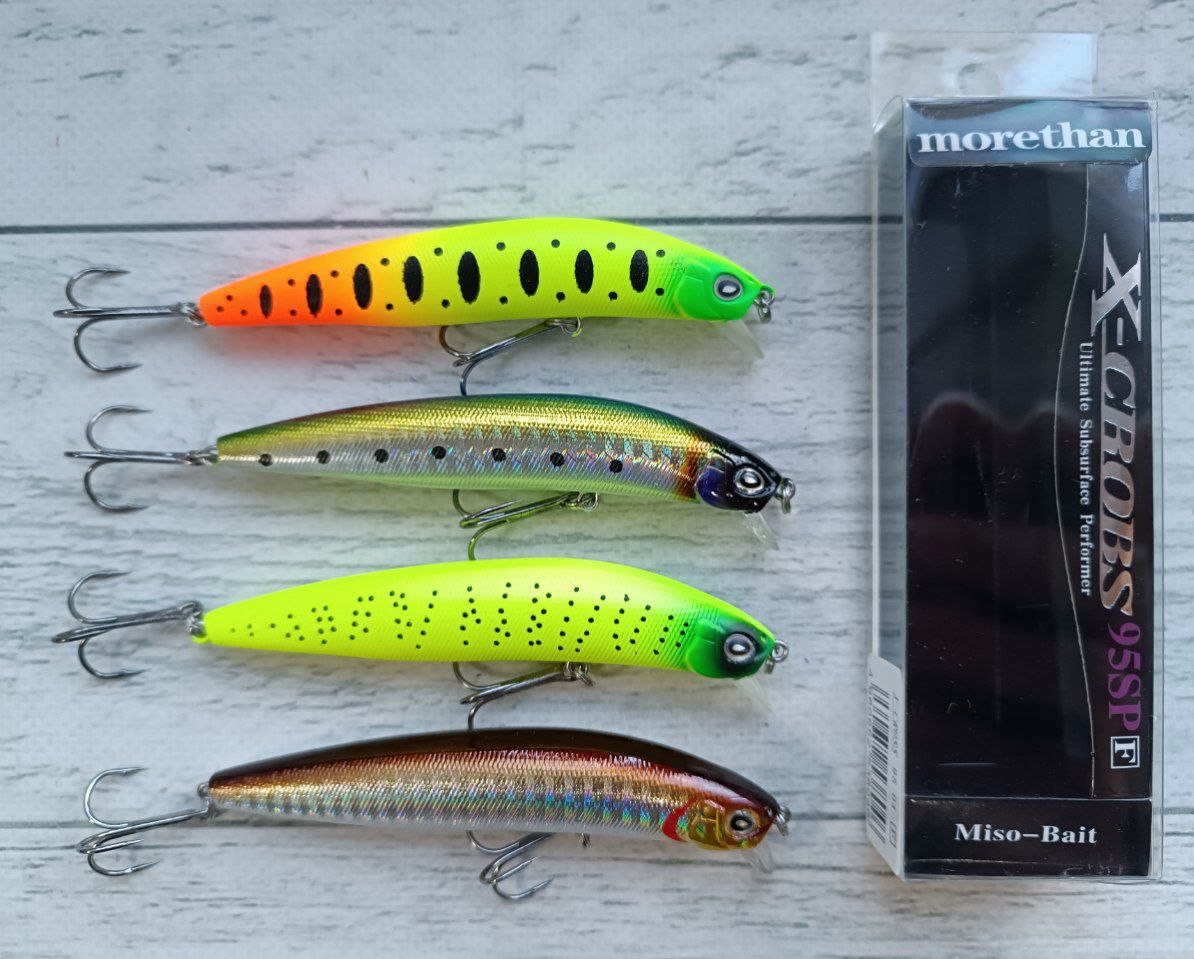 Набір Воблерів Miso-Bait Morethan X-Crobs 95SP 12g 4шт