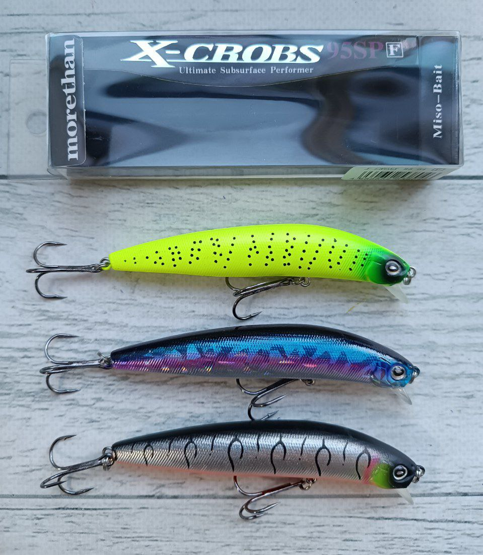 Набір Воблерів Miso-Bait Morethan X-Crobs 95SP 12g 3шт