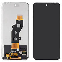 Дисплей для TECNO Spark 30C (KL5n) з чорним тачскрином
