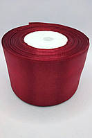 Стрічка атласна бордова 5 см