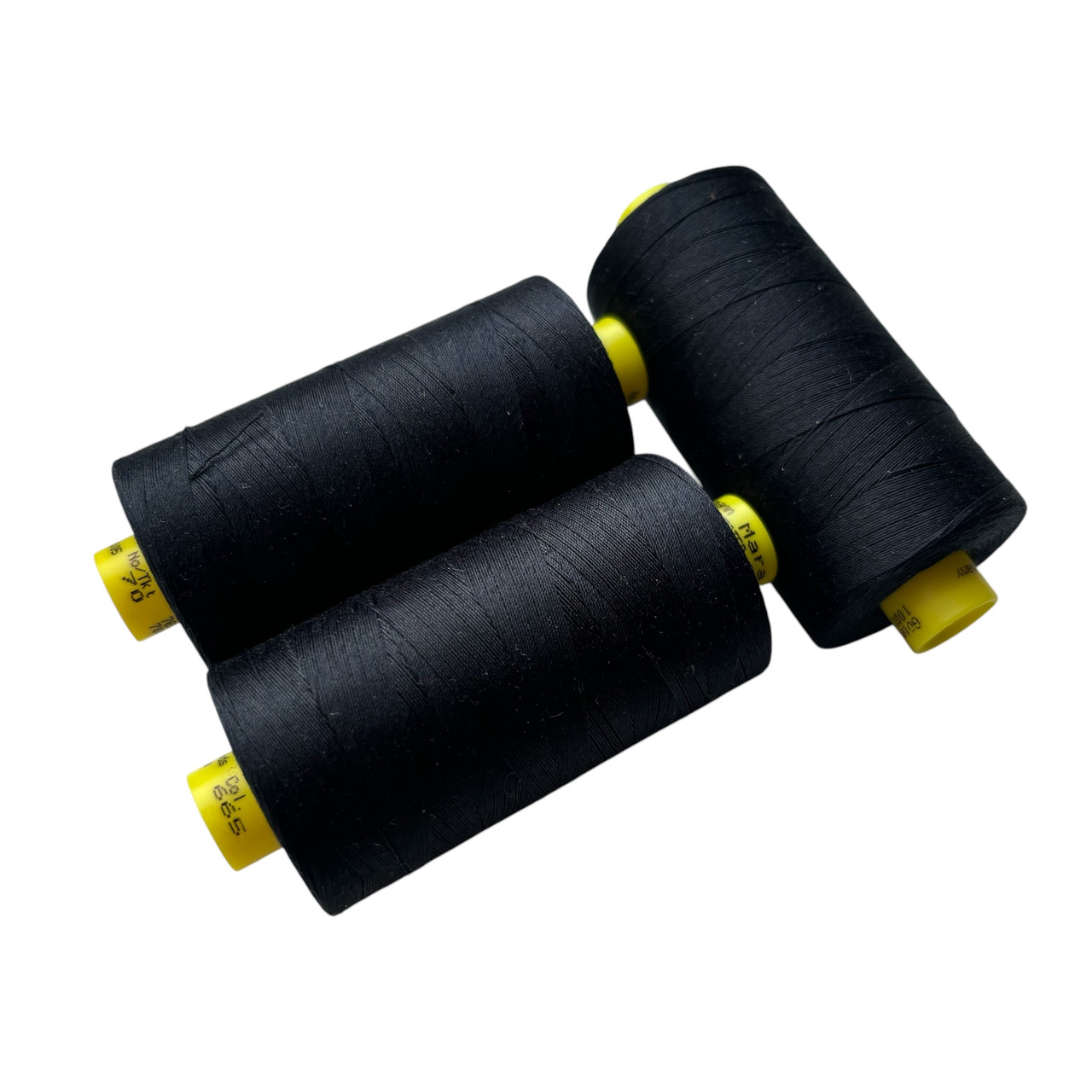 Нитки аромвані Gutermann Mara 70/665/700м чорний ворон