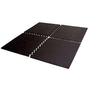 Килимок пазл Toorx Interlocking 4 елементами 61 х 61 х 1,2 см Antracite (MAT-60), фото 1