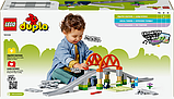 Конструктор LEGO DUPLO Town Залізничний міст і шляху додатковий набір 42 деталі (10426), фото 4