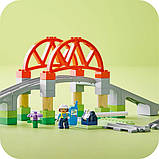 Конструктор LEGO DUPLO Town Залізничний міст і шляху додатковий набір 42 деталі (10426), фото 6