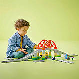 Конструктор LEGO DUPLO Town Залізничний міст і шляху додатковий набір 42 деталі (10426), фото 9