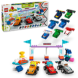 Конструктор LEGO DUPLO Town Автомобілі для перегонів і пілоти команд Формули-1, 70 деталей (10445), фото 3