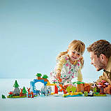 Конструктор LEGO DUPLO Town Сімейства диких тварин 3-в-1, 92 деталі (10446), фото 9