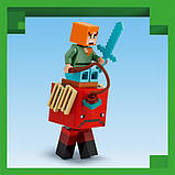 Конструктор LEGO Minecraft Битва з лавою в Незері 99 деталей (21266), фото 6
