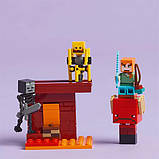 Конструктор LEGO Minecraft Битва з лавою в Незері 99 деталей (21266), фото 11