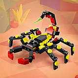 Конструктор LEGO Creator Дикі тварини: дивовижний павук 153 деталі (31159), фото 8