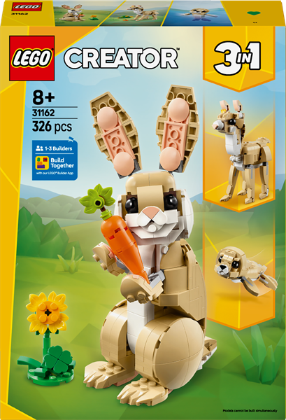 Конструктор LEGO Creator Чарівний кролик 326 деталей (31162)
